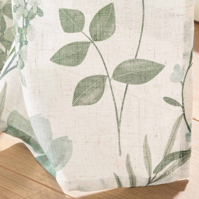 Perdeau cu ochiuri, efect de in, 140 x 260 cm, PALMIFLORA