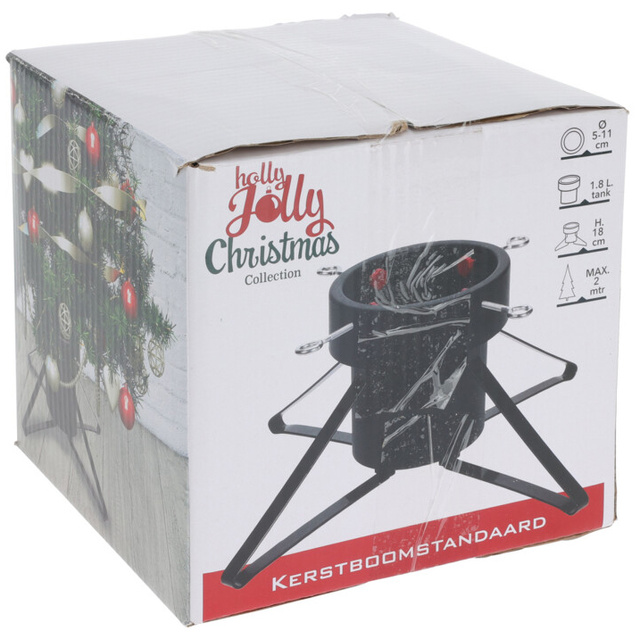 Suport metalic pentru brad cu recipient pentru apă de 2 L