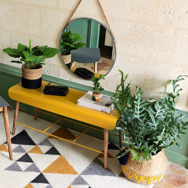 Oglindă rotundă de perete , Ø 37 cm