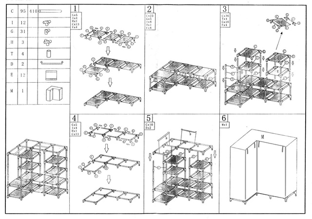 Dulap textil, 10 rafturi, 5five Simply Smart