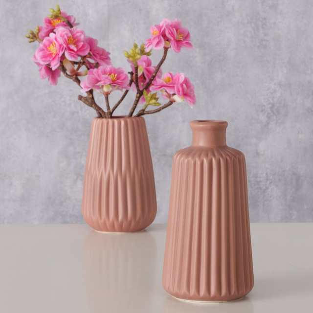 Vază ceramică ESKO, pictată manual, 17 cm, model 2