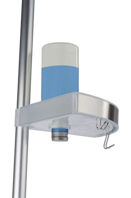 Raft de baie colțar Premium Edge, 3 niveluri, oglindă, telescopic, WENKO, mat.