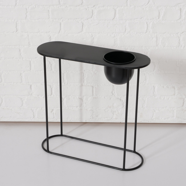 Masuta laterala metalica PLUTO, inaltime 56 cm