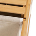 Raft din bambus cu coș pentru rufe TIDY BOX și recipiente, 66 x 33,3 x 78,5 cm