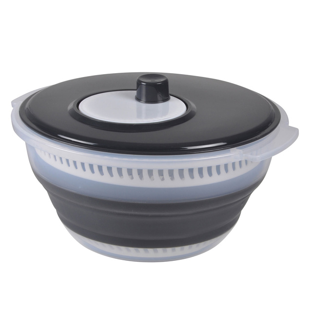 Bol de plastic cu centrifugă pentru salată