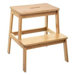 Scaun, taburet din bambus in 2 trepte