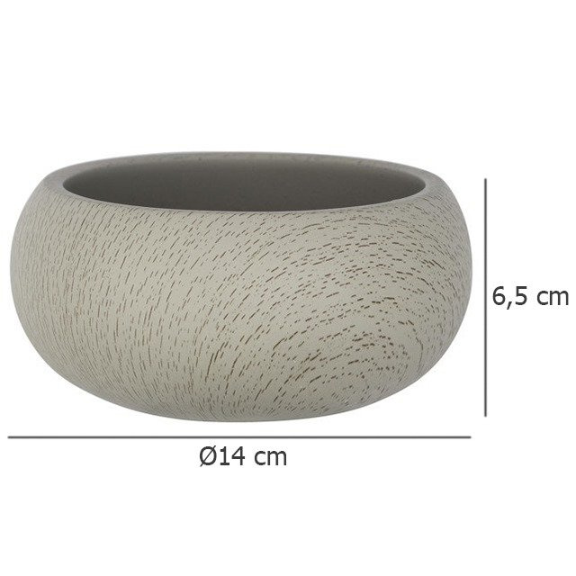 Recipient pentru accesorii cosmetice JOY, ciment, WENKO