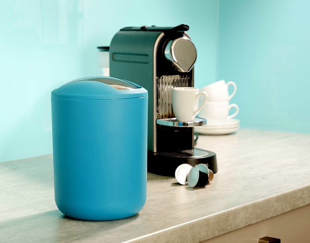 Coș de gunoi BRASIL, 2 l, WENKO, turcoaz