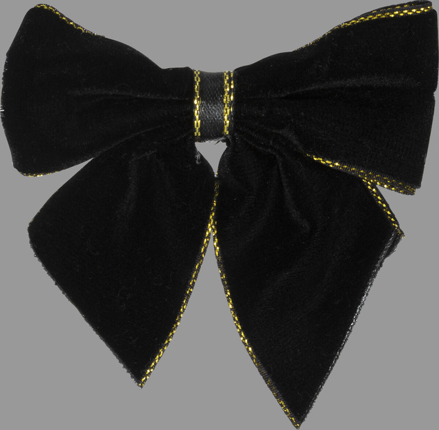 Inel de servetel cu fundita neagra, 2 bucati