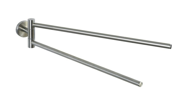 Suport dublu pentru prosoape BOSIO MATT, suport - oțel inoxidabil, WENKO