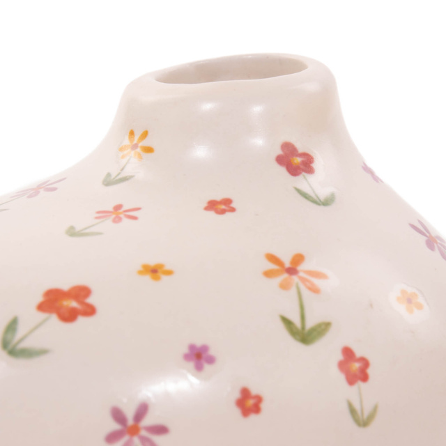 Vaza mica Blumi, model cu flori mici, inaltime 10 cm