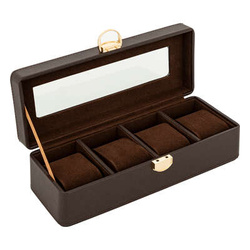 Cutie pentru ceasuri Jule lungime 26 cm cu 4 compartimente