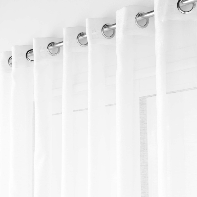 Perdea cu inele LISSEA, alb