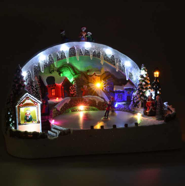 Scenă festivă mobilă Patinoar