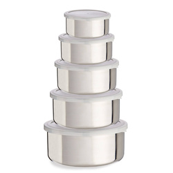 Set 5 cutii pentru prânz din oțel în diverse dimensiuni