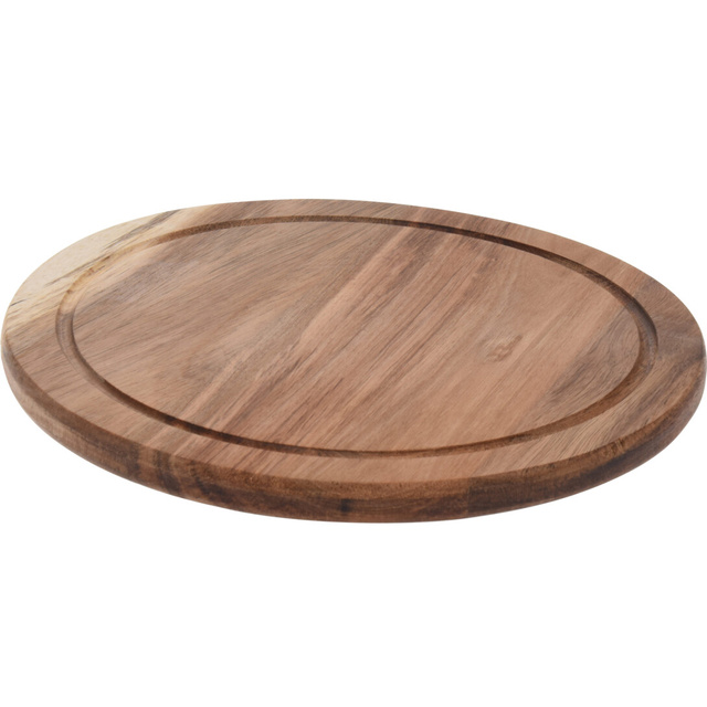 Tăviță de tăiat din lemn de acacia, rotundă, Ø 25 cm