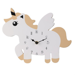 Ceas de perete Unicorn din MDF, 30 x 24 cm