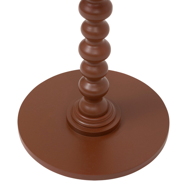 Măsuță de cafea ALIX cu picior decorativ, Ø 38 cm