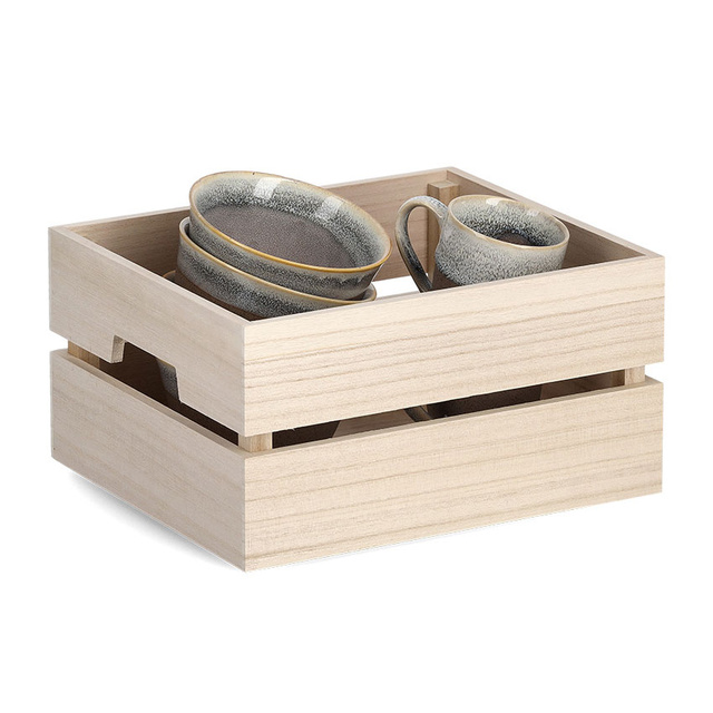 Recipient depozitare, ladă din lemn