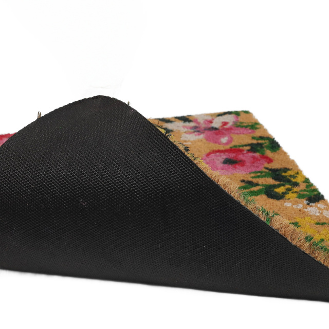 Covoraș cu model floral, 59 x 39 cm