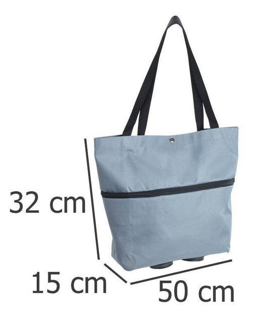 Geantă de cumpărături pliabilă TROLLEY, 3in1