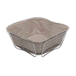 Coș de pâine, fructe, inox, 26 x 26 x 11 cm, Kesper