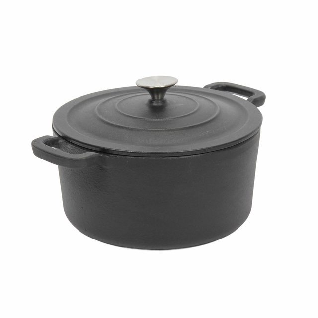 Cazan din fonta cu capac, Ø 24 cm