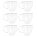 Set cesti termice pentru cafea sau ceai, pereti dubli, 6 cesti, 140 ml