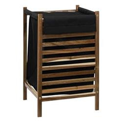 Cos de rufe Blackacia, lemn de salcam, recipient din stofa 50 l