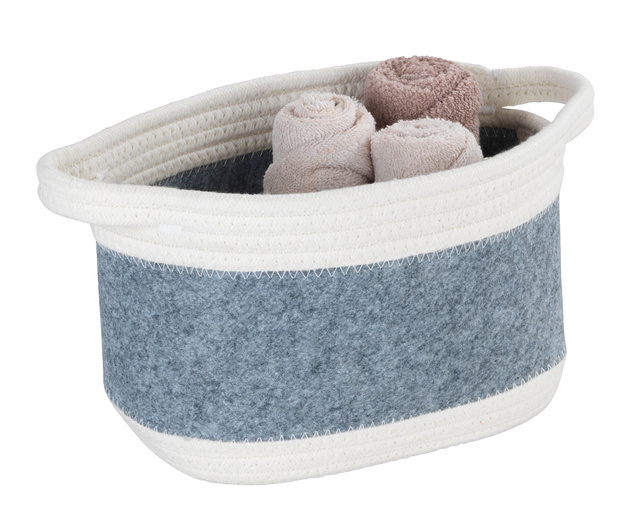 Cos de baie BEA, fetru + poliester reciclat, WENKO