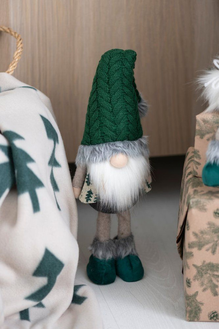 Pătură de Crăciun cu motiv de brăduți, 150 x 200 cm