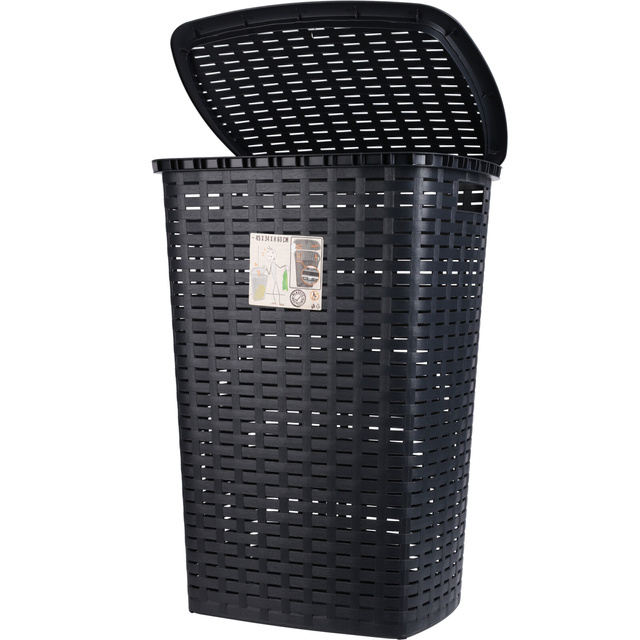 Coș de rufe din plastic reciclat, 53 l