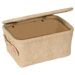 Cos de baie ANELA cu capac, 14 x 19 cm, WENKO