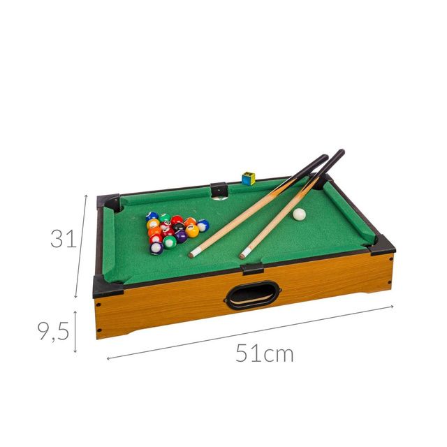 Mini biliard, 51 x 31 cm