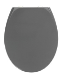 Capacul de toaletă Samos, Easy Close, WENKO, gri închis