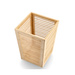 Cos de hartie din bambus pentru birou, 23,5 x 23,5 x 33 cm