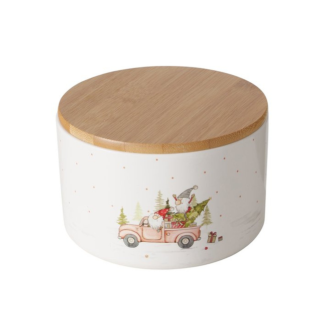 Set de recipiente ceramice pentru depozitare CARRIE, Ø 11-16 cm