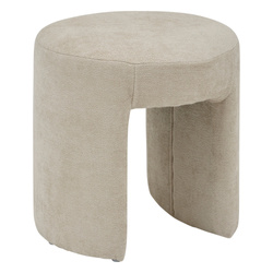 Puf tapițat arc JIN, Ø 38 cm