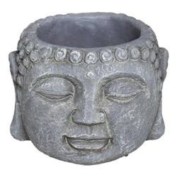 Ghiveci Buddha, Ø 11,5 cm, gr, gri