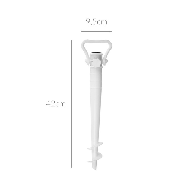 Suport pentru umbrela de plaja, plastic, 42 cm