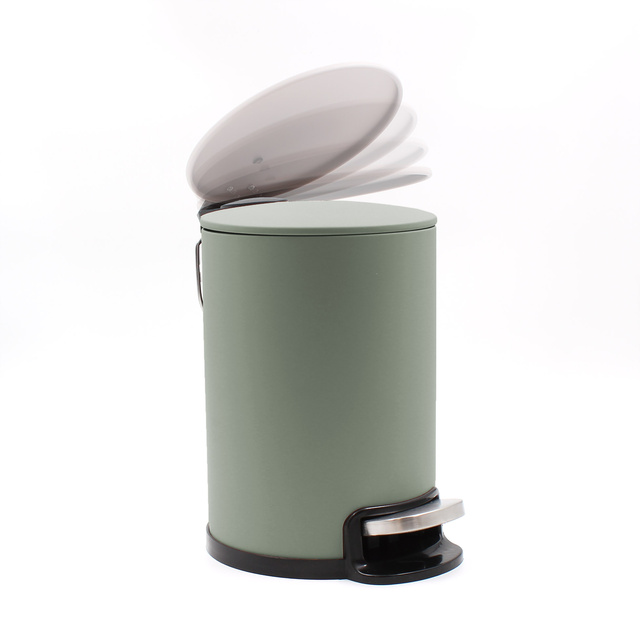 Coș de gunoi de baie cu închidere moale, 3 l, METALINE