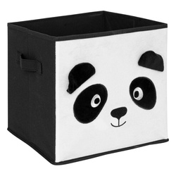 Recipient pentru jucării cu panda STAY, 29 x 29 cm