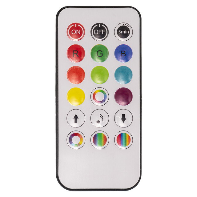 Benzi LED cu telecomanda, multicolore, 2 bucati