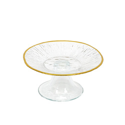 Tavă pentru tort cu margine aurie DATURA, 15 cm