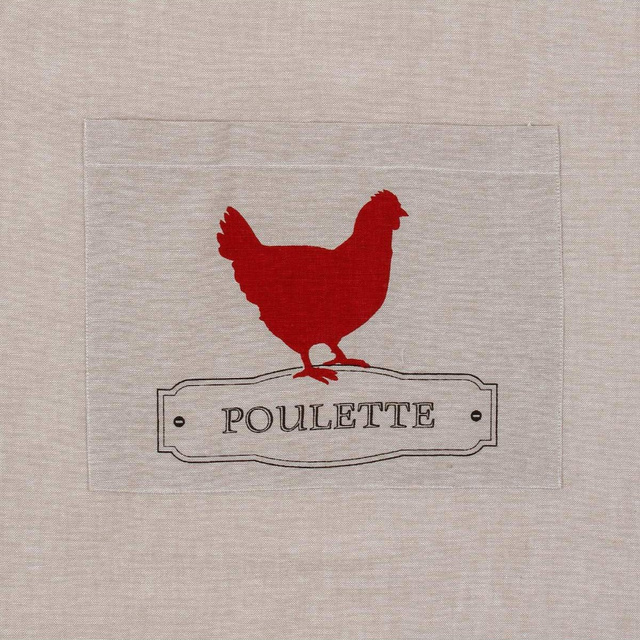 Sort bucatarie POULETTE, bumbac, 60 x 80 cm
