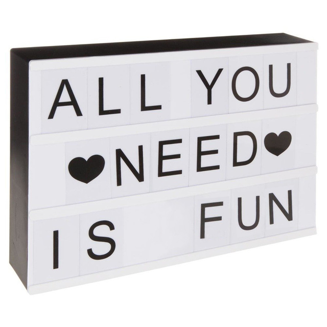 Cadru CINEMA iluminat - dimensiune A4, LED