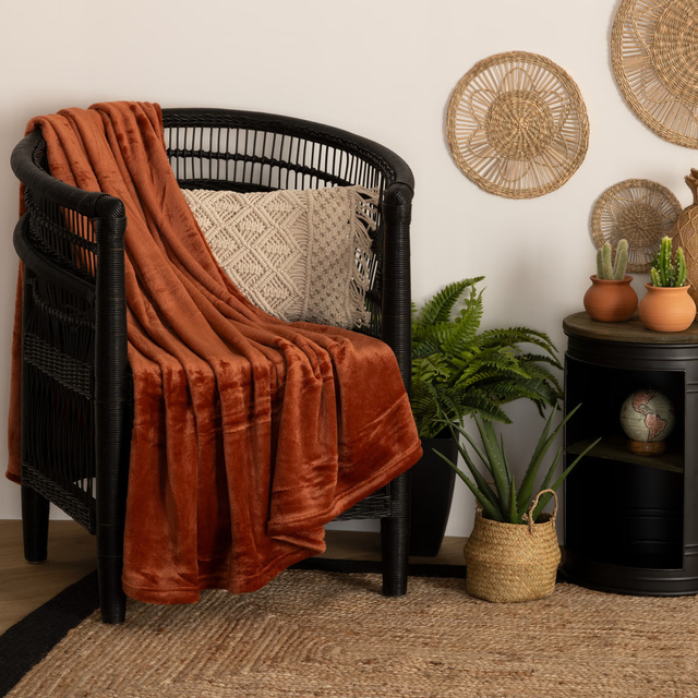 Cuvertura de pat din poliester OLLIS, 130 x 180 cm