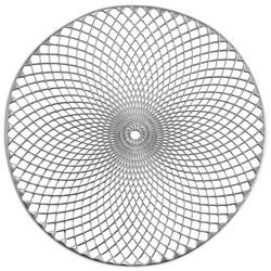 Suport farfurii, Argintiu, 38 cm, Zeller