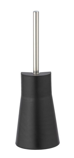 Perie de toaletă din silicon ARESE, neagră, WENKO