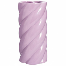 Vază ceramică, Ø 12,5 x 25 cm, violetă